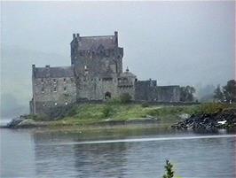 Eilean Donan Castle on Loch Duich, 8.1 miles from the hostel